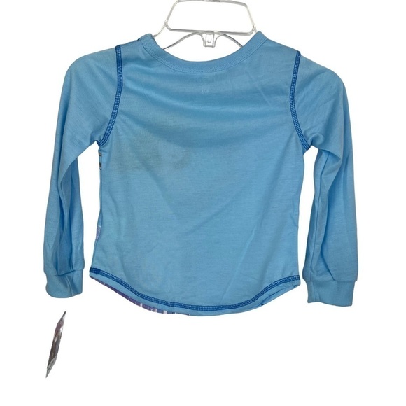 NWT DISNEY Frozen Girl’s 2-Pc Pajamas Sz 4/5 Multi Colors Long Sleeves/Bottoms - Picture 3 of 12